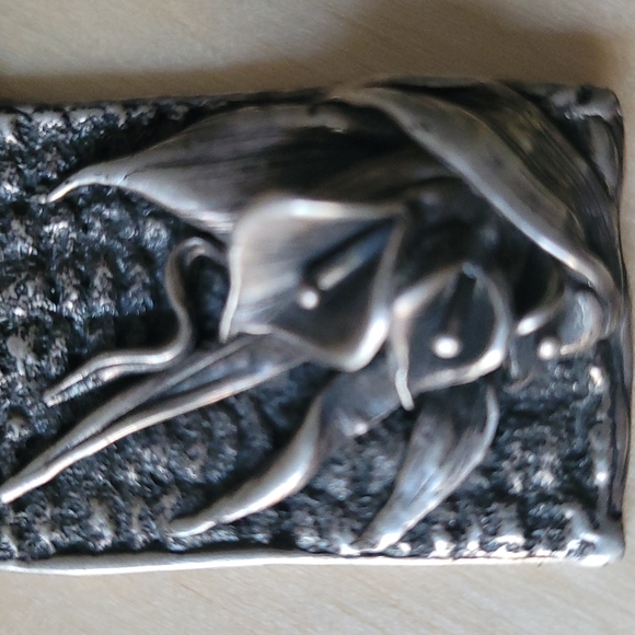 Calla lily rectangular pendant - Picture 4 of 6